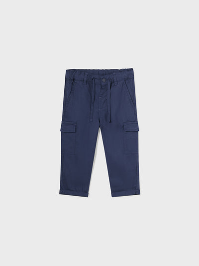 Mayoral Toddler Boy Navy Cargo Trousers