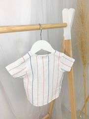 Babidu Toddler Boy Stripe Top and Short Set