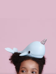 Moby the Narwhal Blue Nightlight