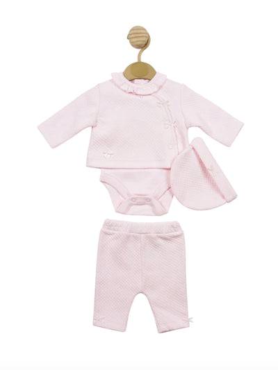 4-Piece Pink Premature / Newborn Outfit Set