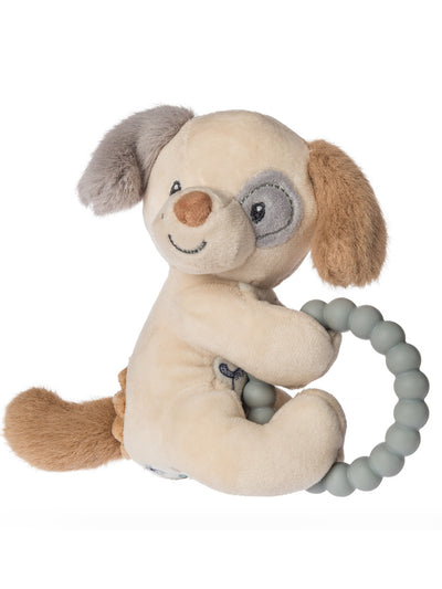 Patch Puppy Teething Rattle