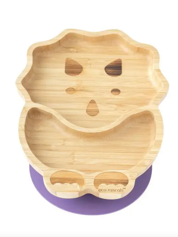 Bamboo Dinosaur Suction Plate - 2 Colours