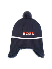 BOSS Knitted Pom Pom Hat - 2 Colours