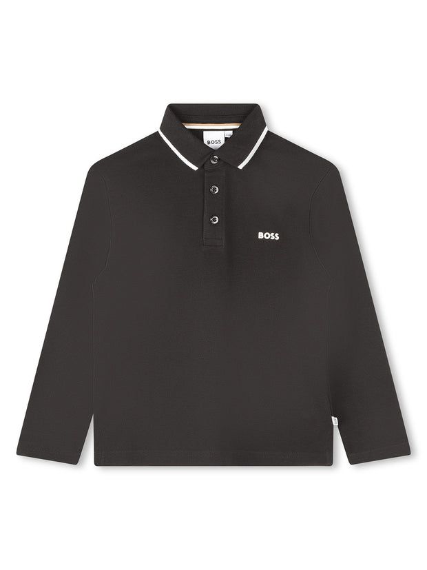BOSS Junior Long Sleeve Polo Shirt - 3 Colours