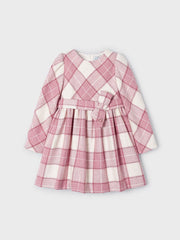 Mayoral Junior Girl Check Long Sleeve Dress - 2 Colours