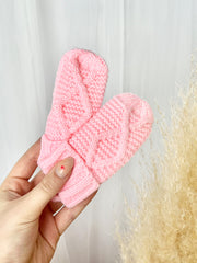Baby Cable Knit Mittens - 3 Colours