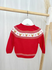 Red Reindeer Knitted Jumper