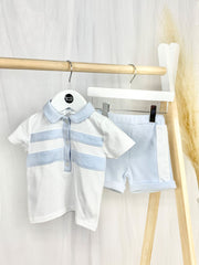 Pastels & Co Bramble Polo Shirt & Short Set - 2 Colours