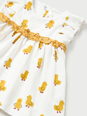 Mayoral Baby Girl White Chick Dress