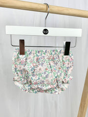 Pink Top & Floral Frilly Bloomers Outfit Set