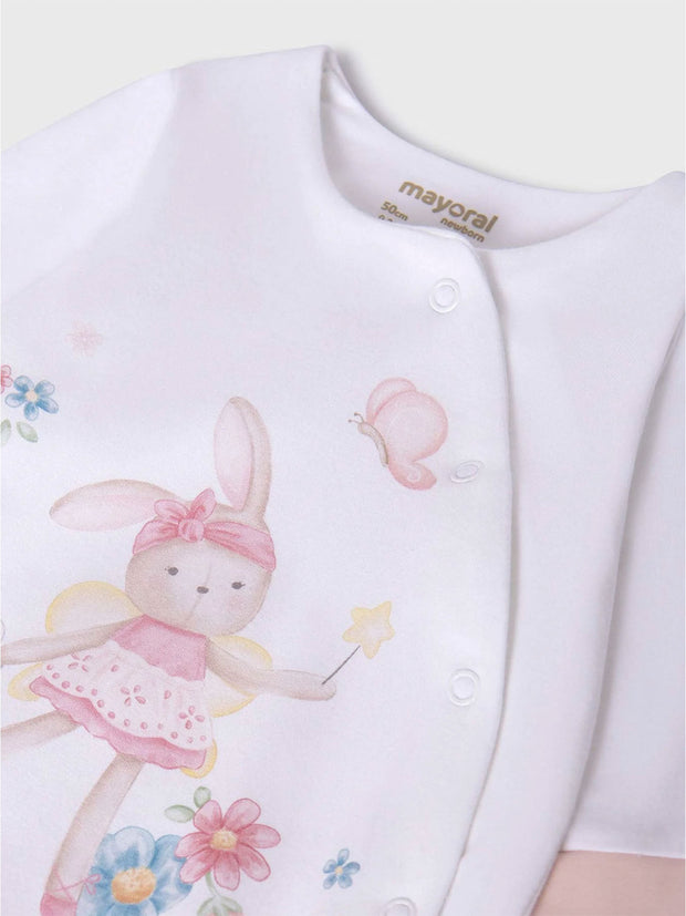 Mayoral Baby Girl Bunny Babygrow Gift Set