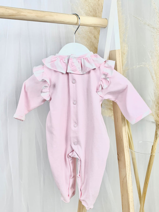 Baby Girl Pink Butterfly Babygrow