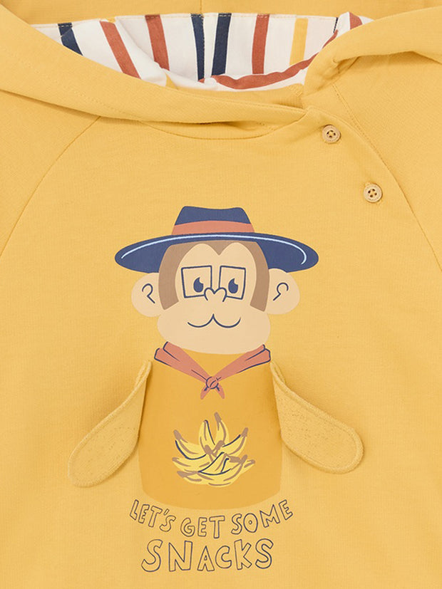 Mayoral Toddler Boy Monkey Hoodie - 2 Colours