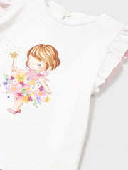 Mayoral Toddler Girl Flower Fairy Top