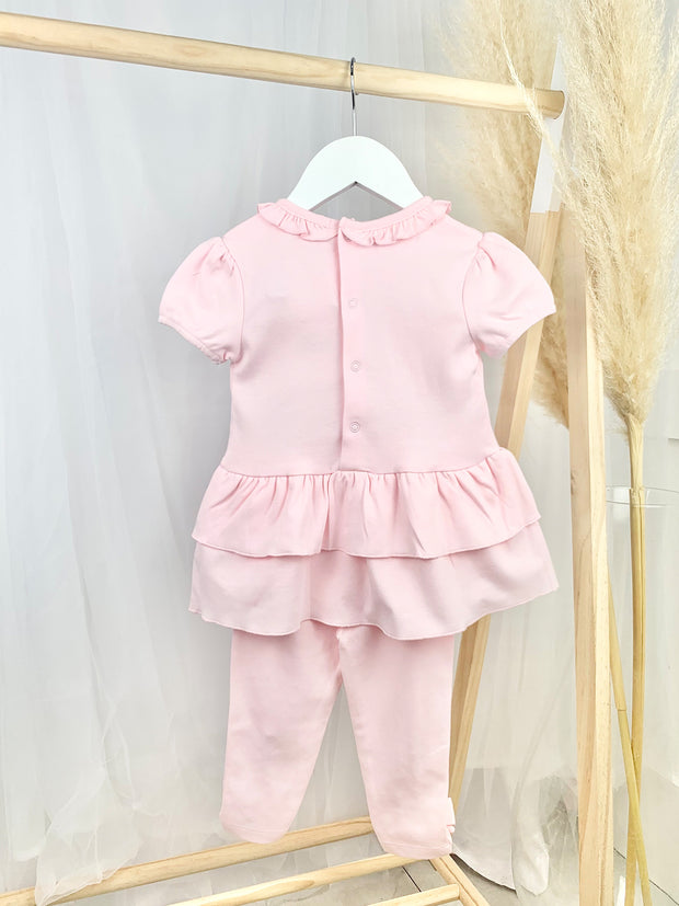 Toddler Girl Pink Diamonte Legging Set