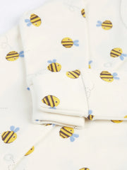 Frugi Buzzy Bee Babygrow Gift Set