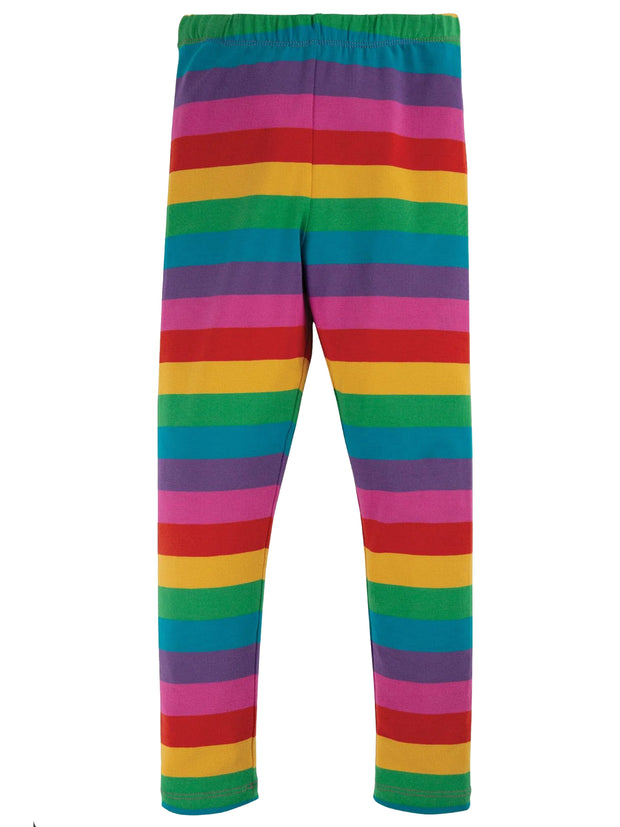 Frugi Libby Rainbow Stripe Leggings