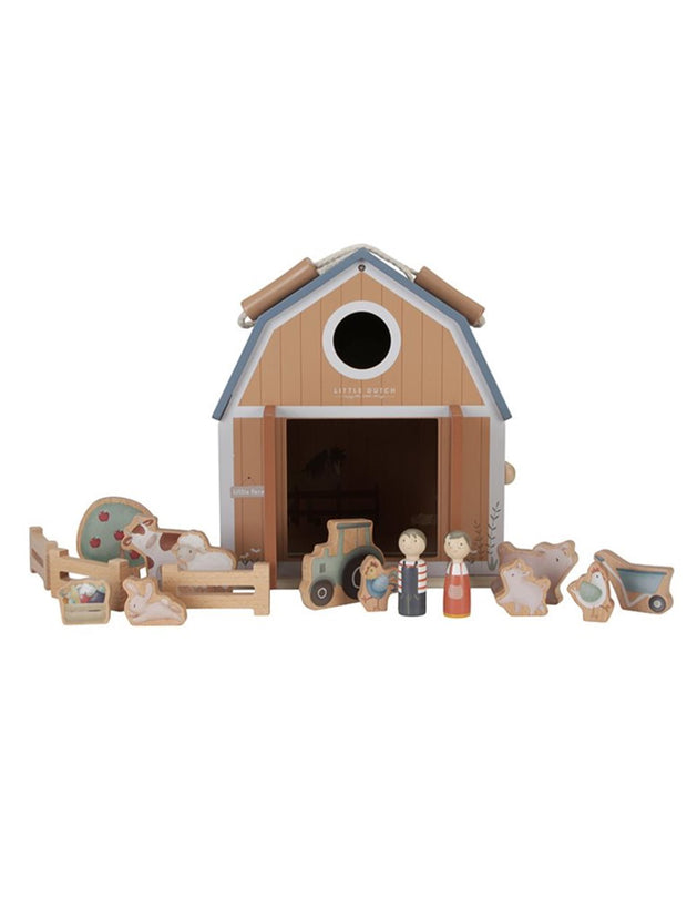 Little Dutch Wooden Portable Farmhouse