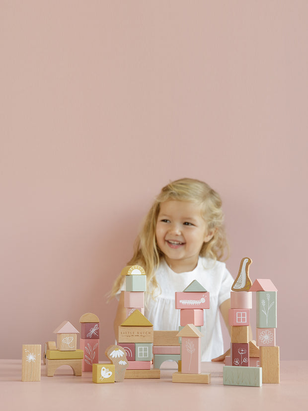 Little Dutch Pink Building Blocks