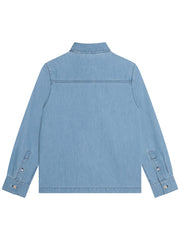 Timberland Junior Boy Blue Long Sleeve Shirt