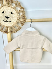 Unisex Baby Knitted Cardigan - 2 Colours