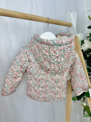 Tutto Piccolo Toddler Girl Padded Floral Jacket (12M - 24M)