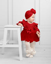 Caramelo Kids Baby Girl Red Tulle Dress (0M - 24M)