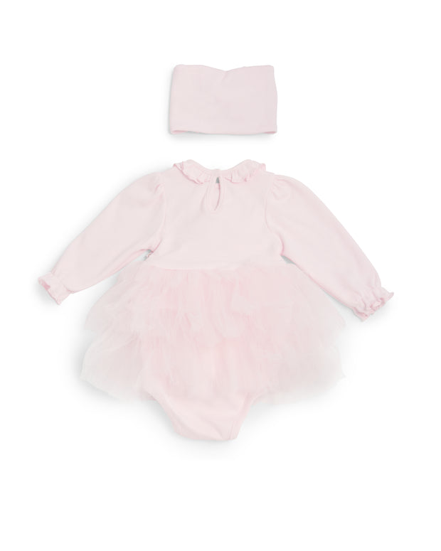 Caramelo Kids Baby Girl Pink Tulle Romper