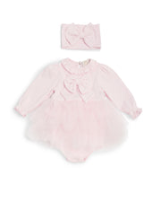 Caramelo Kids Baby Girl Pink Tulle Romper