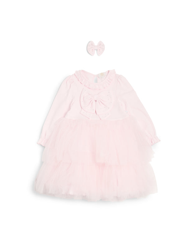 Caramelo Kids Girls Pink Tulle Dress (1Y - 6Y)