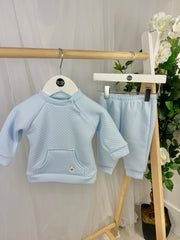 Pex Boys 'Stanley' Outfit Set (0M - 18M) - Blue