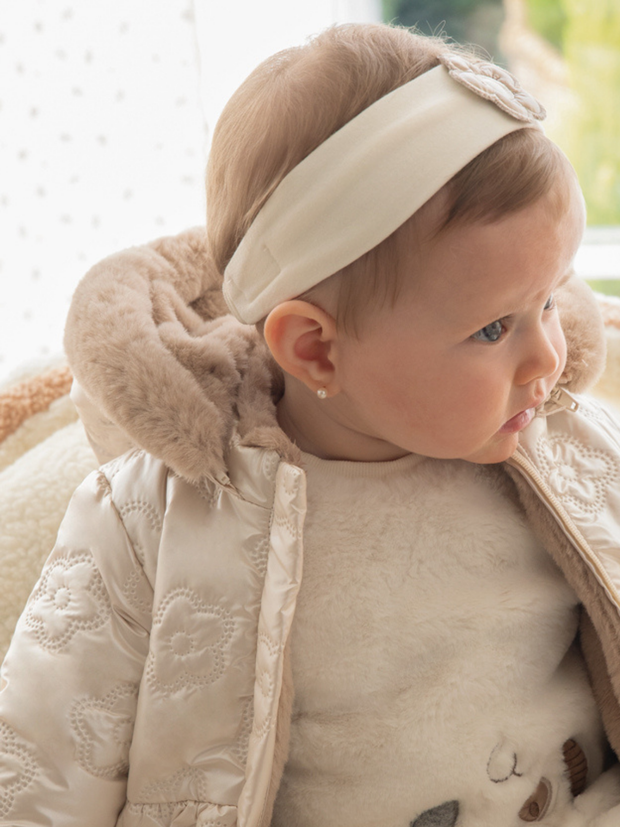 Mayoral Baby Girl Reversible Coat - 2 Colours