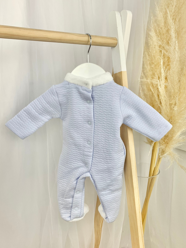 Deolinda Snowy Babygrow - Blue