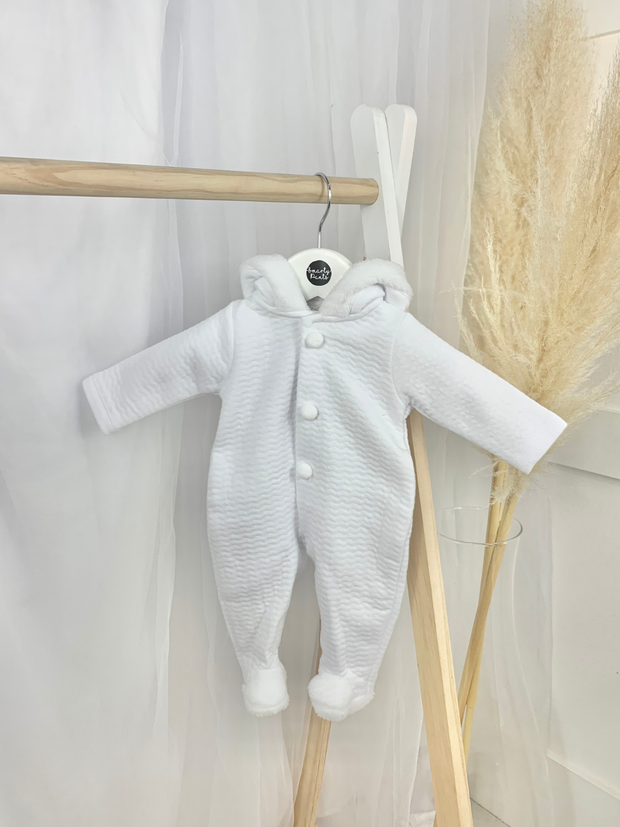 Deolinda Snowy Pramsuit - White