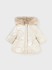 Mayoral Baby Girl Reversible Coat - 2 Colours