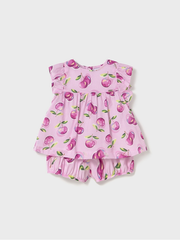 Mayoral Toddler Girl Cherry Shorts Set