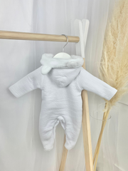 Deolinda Snowy Pramsuit - White