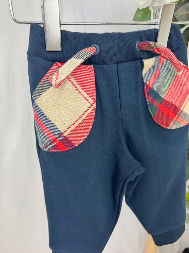 Deolinda Boys Navy Bear Outfit Set (6M-5Y)