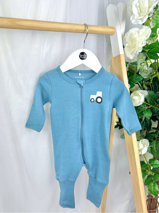 Name It Baby Boy Basics 2 Pack Car Babygrows