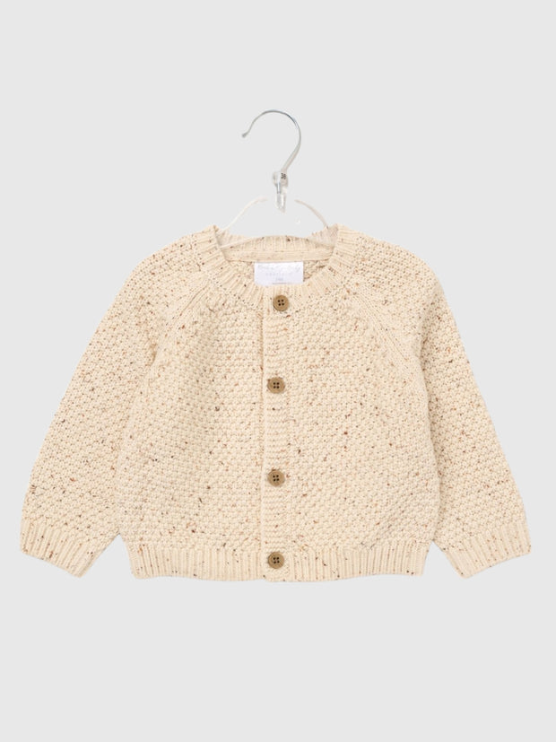 Baby 'Little Bear’ Beige  Cardigan (0M-12M)