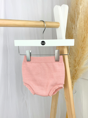 Baby Girl Dusky Pink Knitted Outfit Set