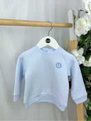 Tutto Piccolo Toddler Boys Blue Padded Outfit Set (12M-3Y)