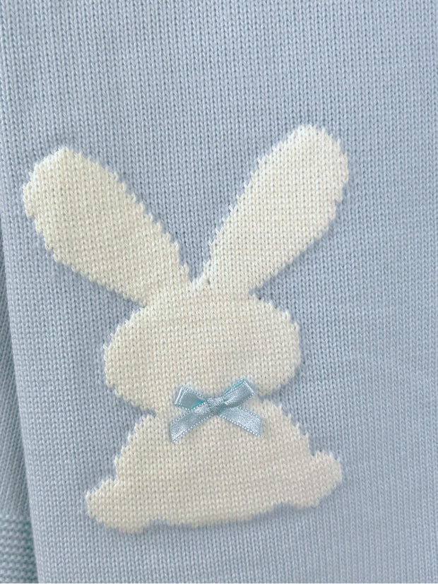 Pex Blue Bunny Blanket