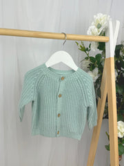 Baby 'Little Star' Sage Cardigan (0M-12M)