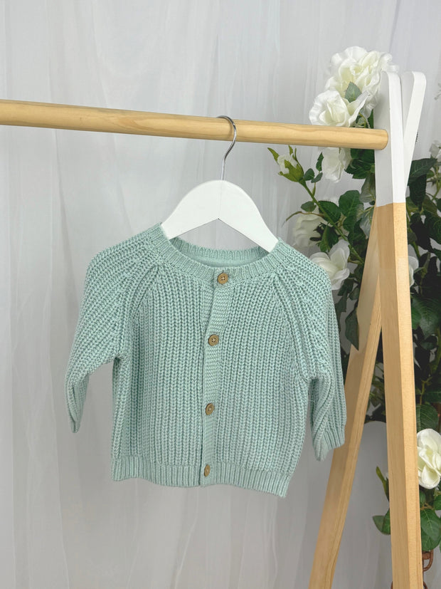 Baby 'Little Star' Sage Cardigan (0M-12M)