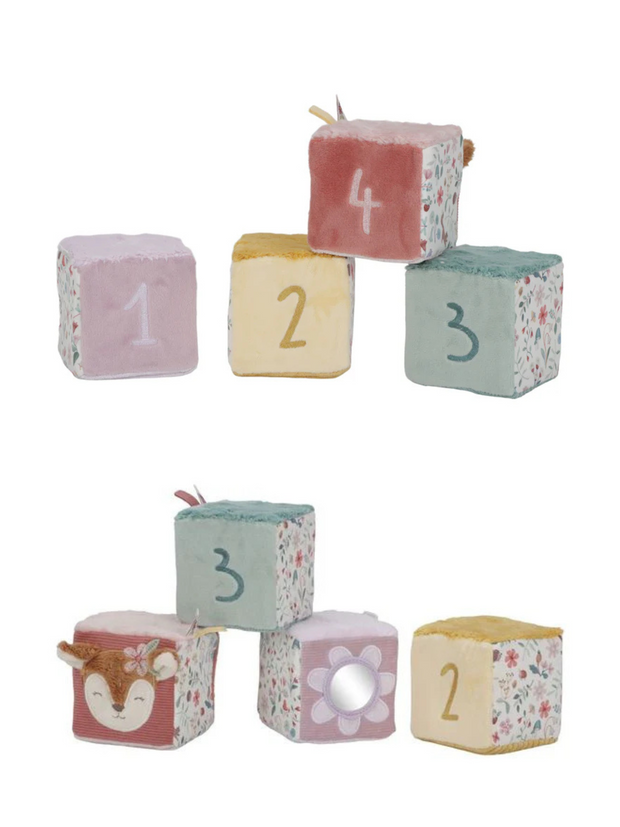 Little Dutch Soft Blocks Set of 4 - Fairy Garden