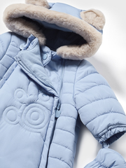 Mayoral Baby Boy Blue Teddy Snowsuit