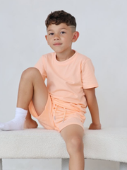 Harris Kids Boys 'Marco' Short Set - Peach