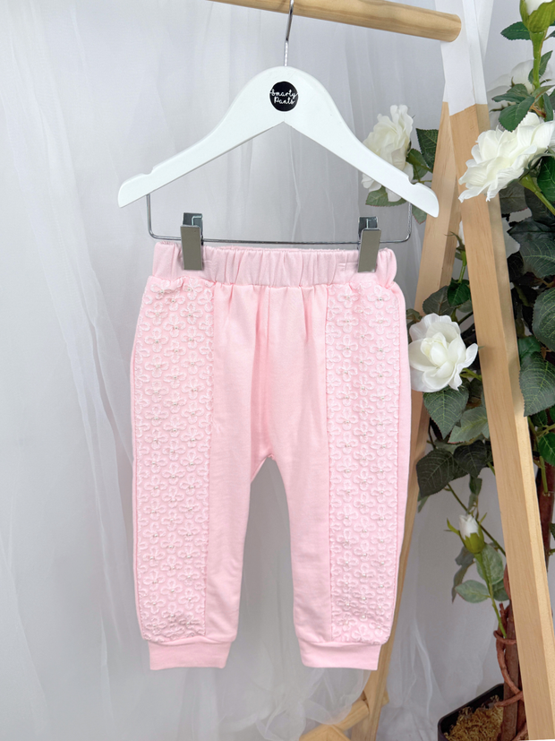 Mintini Girls Pink Pearl Tracksuit (12M - 5Y)
