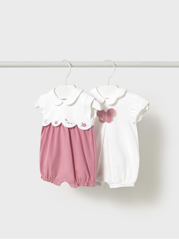 Mayoral Baby Girl Butterfly Outfit Set - Hibiscus